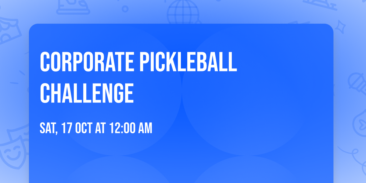 Corporate Pickleball Challenge