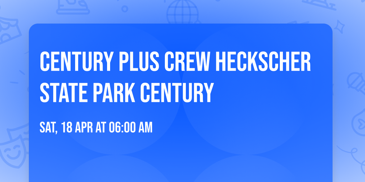 Century Plus Crew Heckscher State Park Century