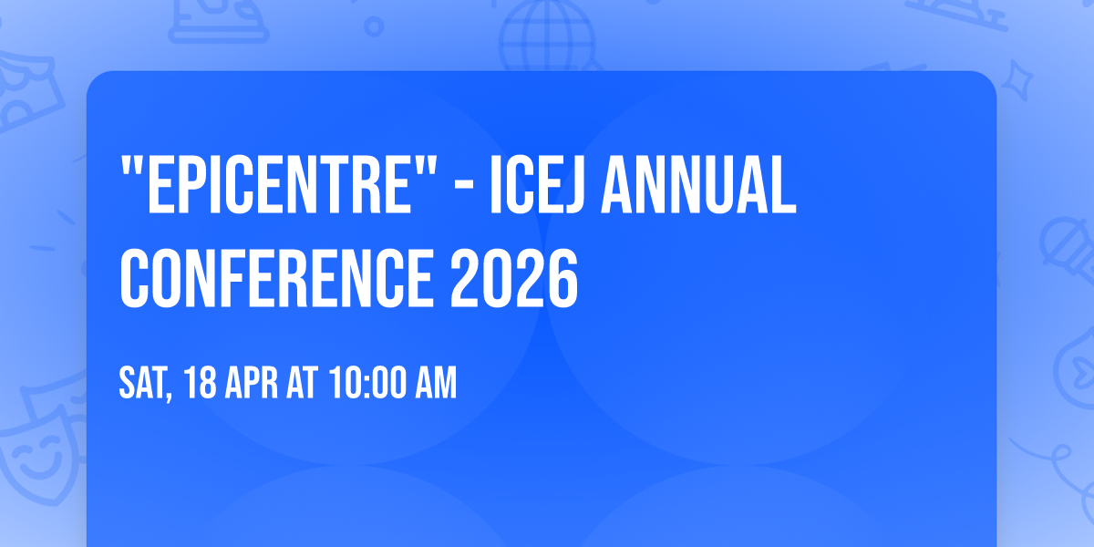 "EPICENTRE" - ICEJ Annual Conference 2026