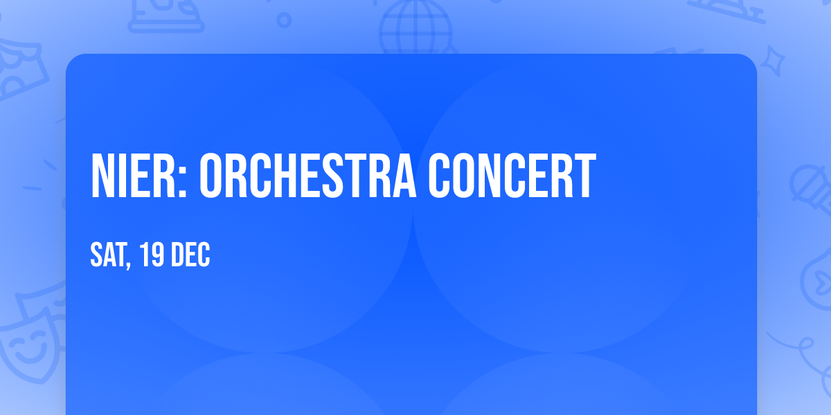 NieR: Orchestra Concert