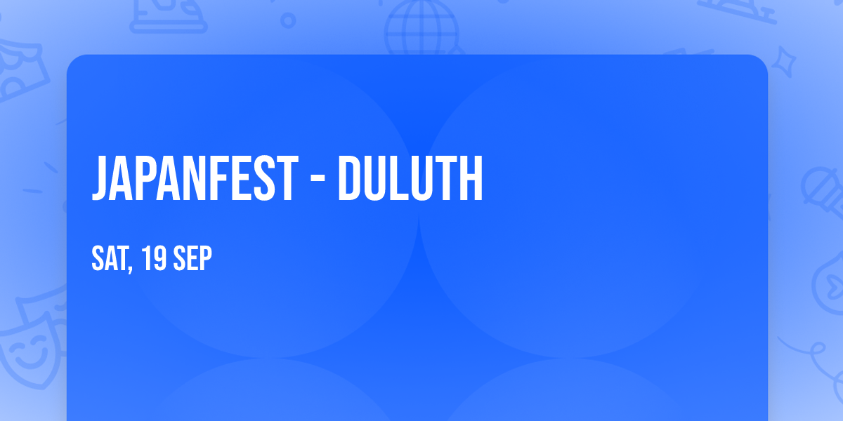 JapanFest - Duluth