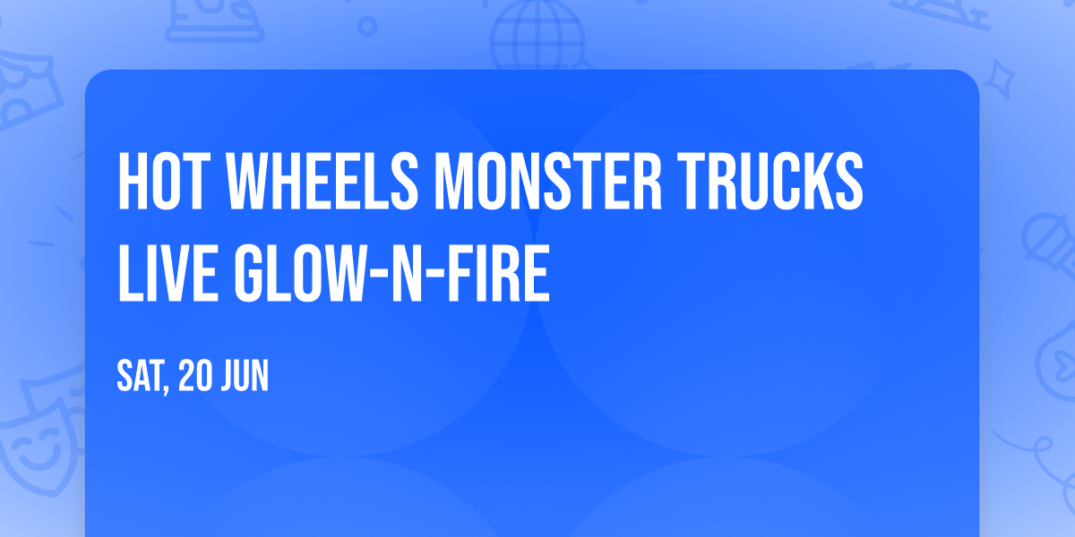 Hot Wheels Monster Trucks Live Glow-N-Fire
