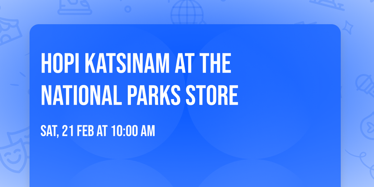 Hopi Katsinam at The National Parks Store 