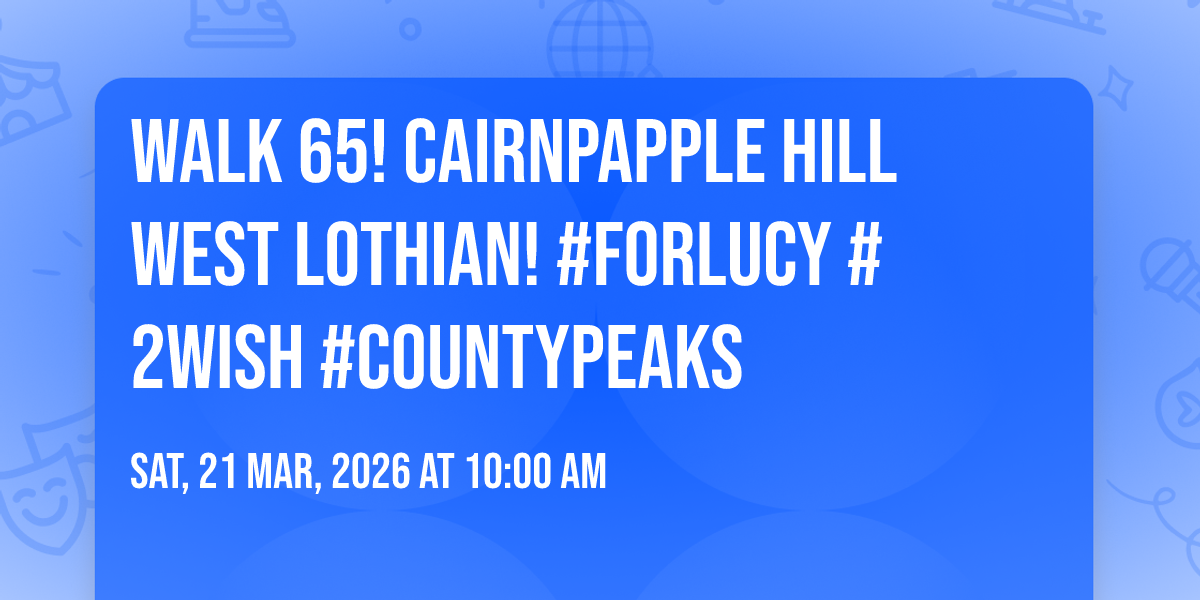 Walk 65! Cairnpapple Hill West Lothian! \ud83c\udff4\udb40\udc67\udb40\udc62\udb40\udc73\udb40\udc63\udb40\udc74\udb40\udc7f\ud83c\udfd4\ufe0f #forlucy #2wish #countypeaks 