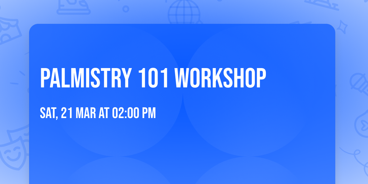 Palmistry 101 Workshop