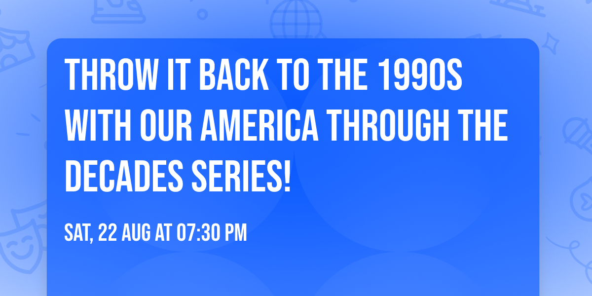 \u2728 Throw it back to the 1990s with our America Through the Decades series! \ud83c\udfa7\ud83d\udcbf