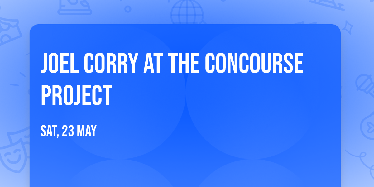 Joel Corry at The Concourse Project