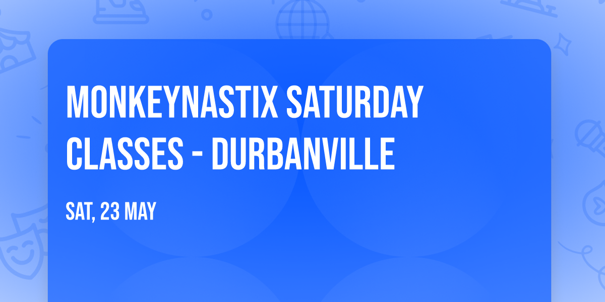 Monkeynastix Saturday Classes - Durbanville 