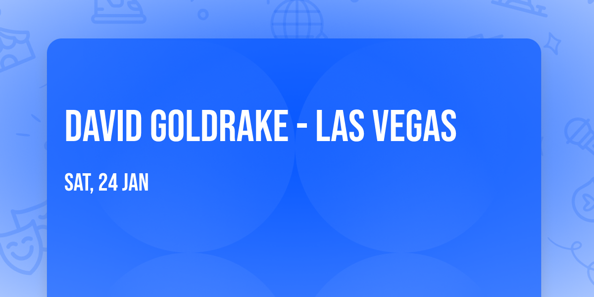 David Goldrake - Las Vegas