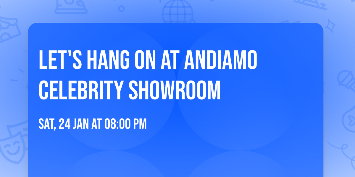 Let's Hang On at Andiamo Celebrity Showroom