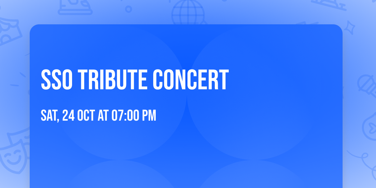SSO Tribute Concert