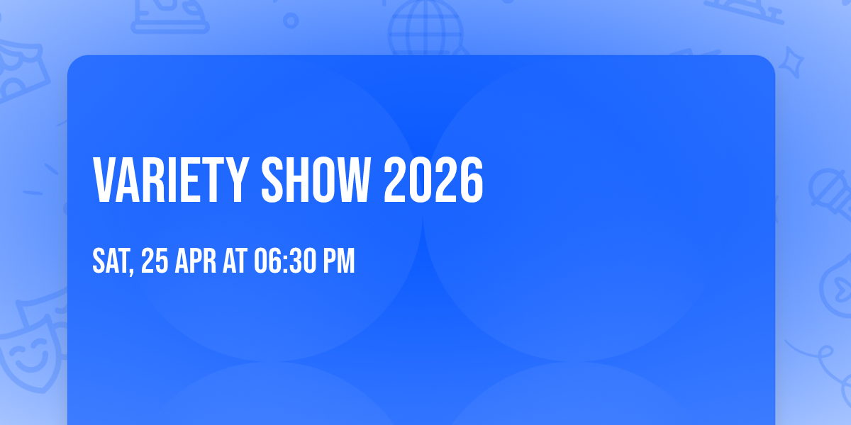 Variety Show 2026