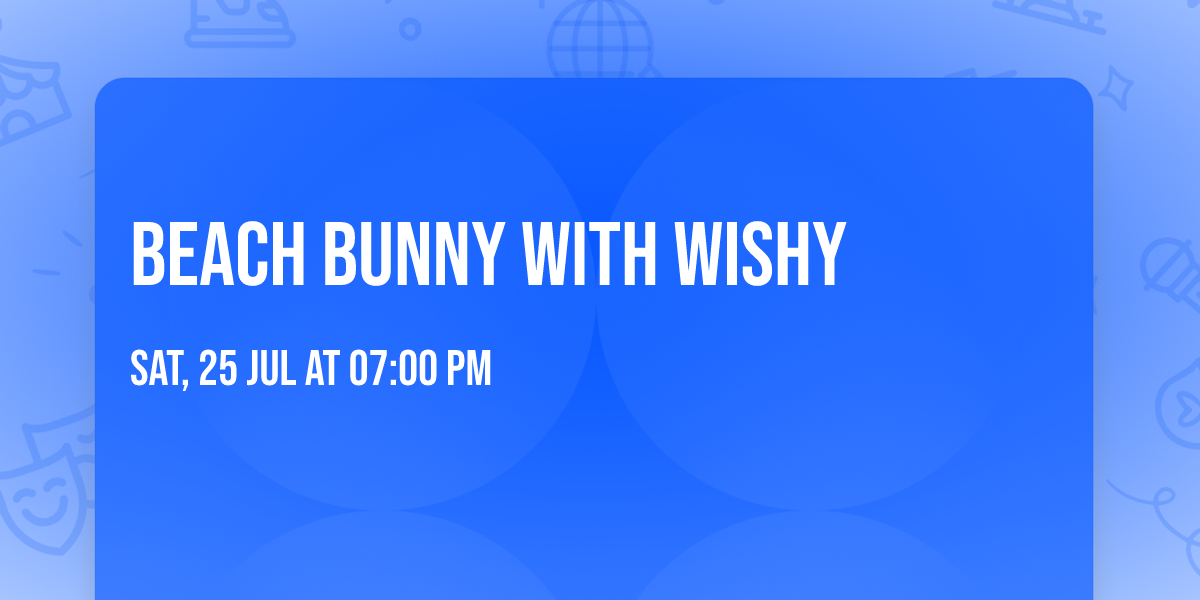 Beach Bunny with Wishy