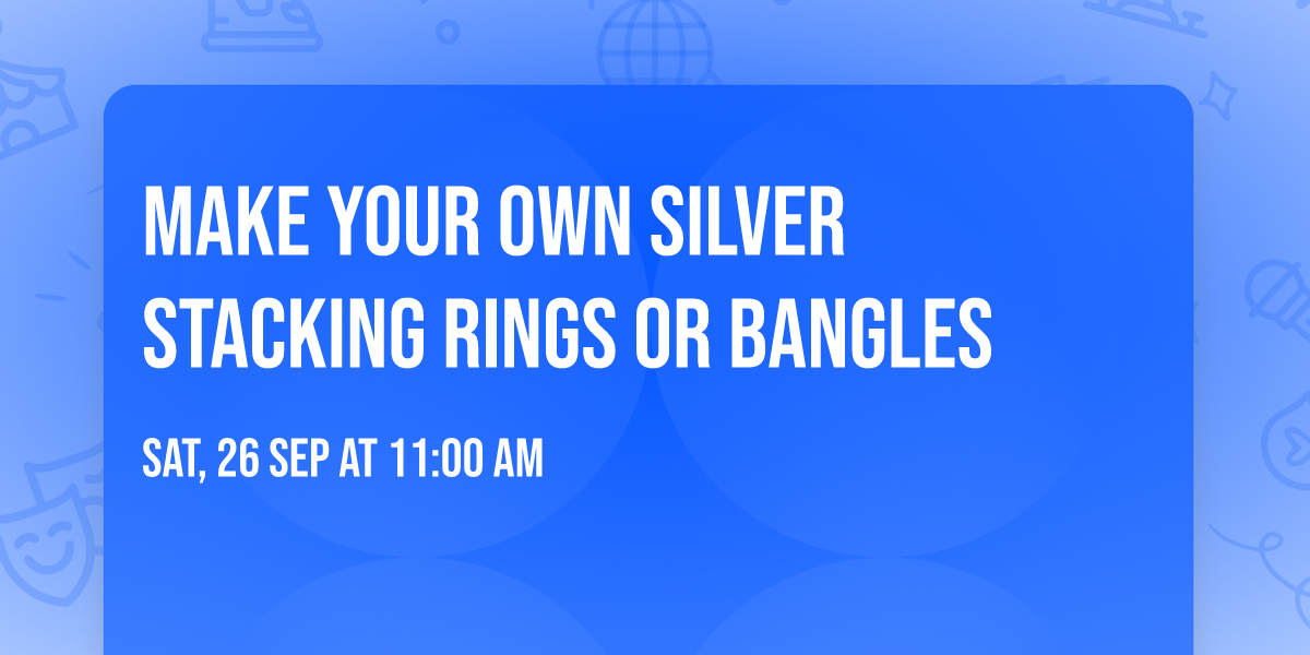 Make your own silver stacking rings or bangles