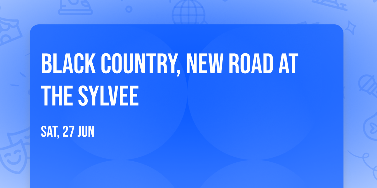 Black Country, New Road at The Sylvee