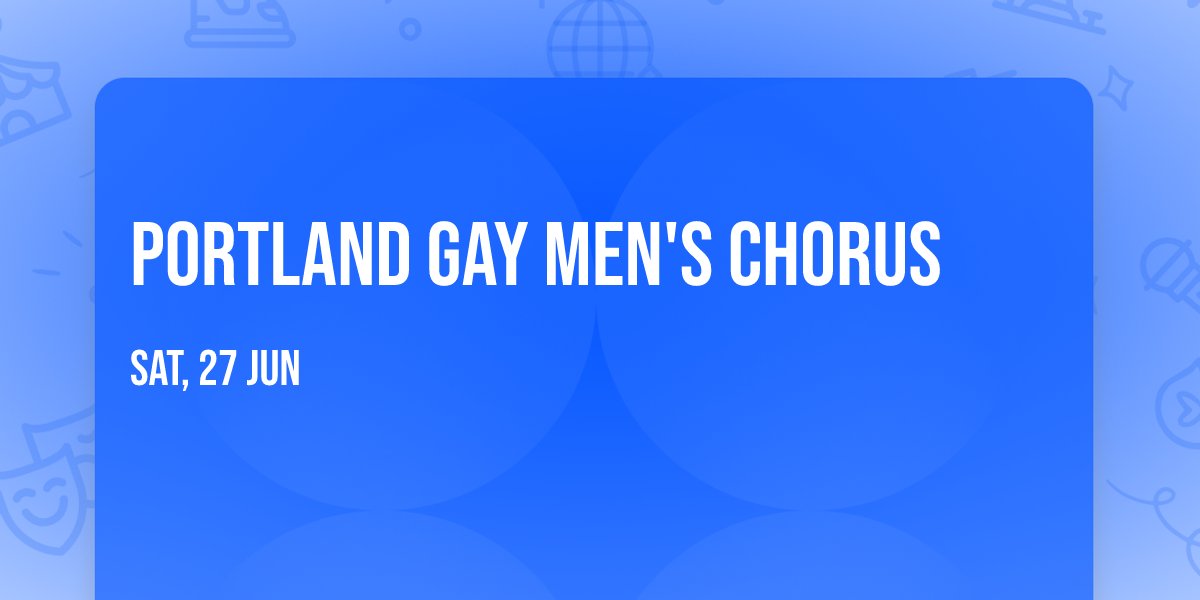 Portland Gay Men's Chorus
