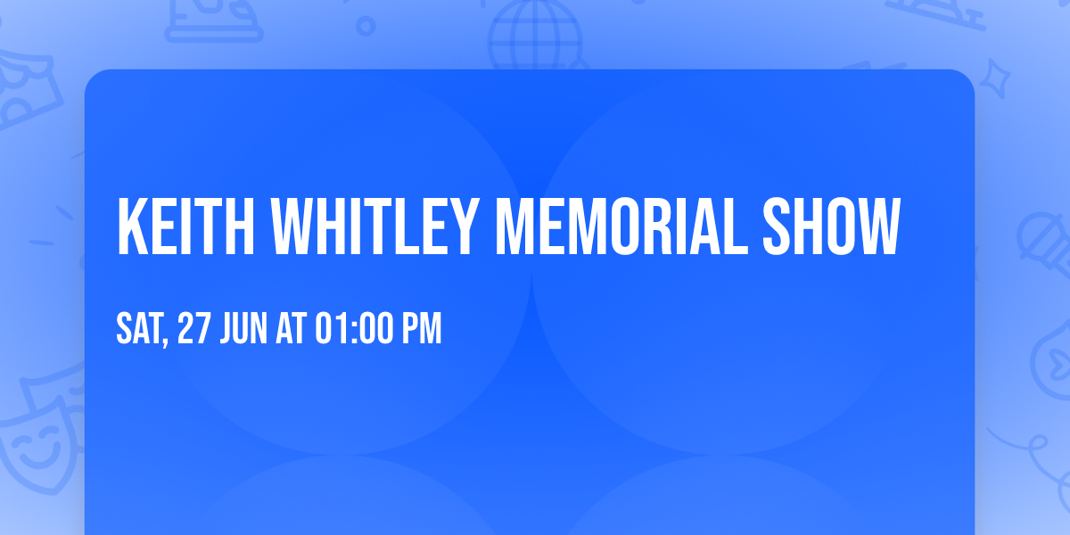Keith Whitley Memorial Show 