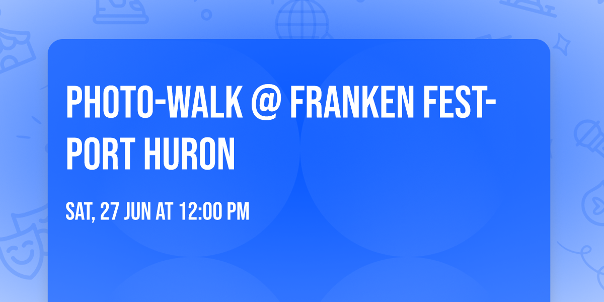Photo-walk @ Franken Fest-Port Huron