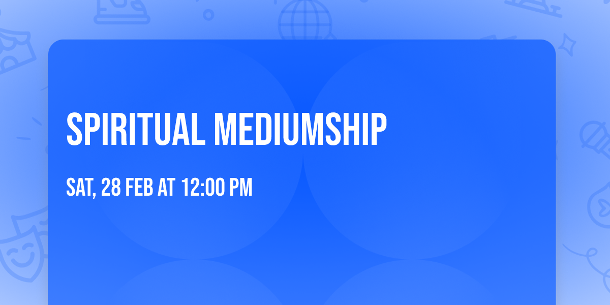 Spiritual Mediumship