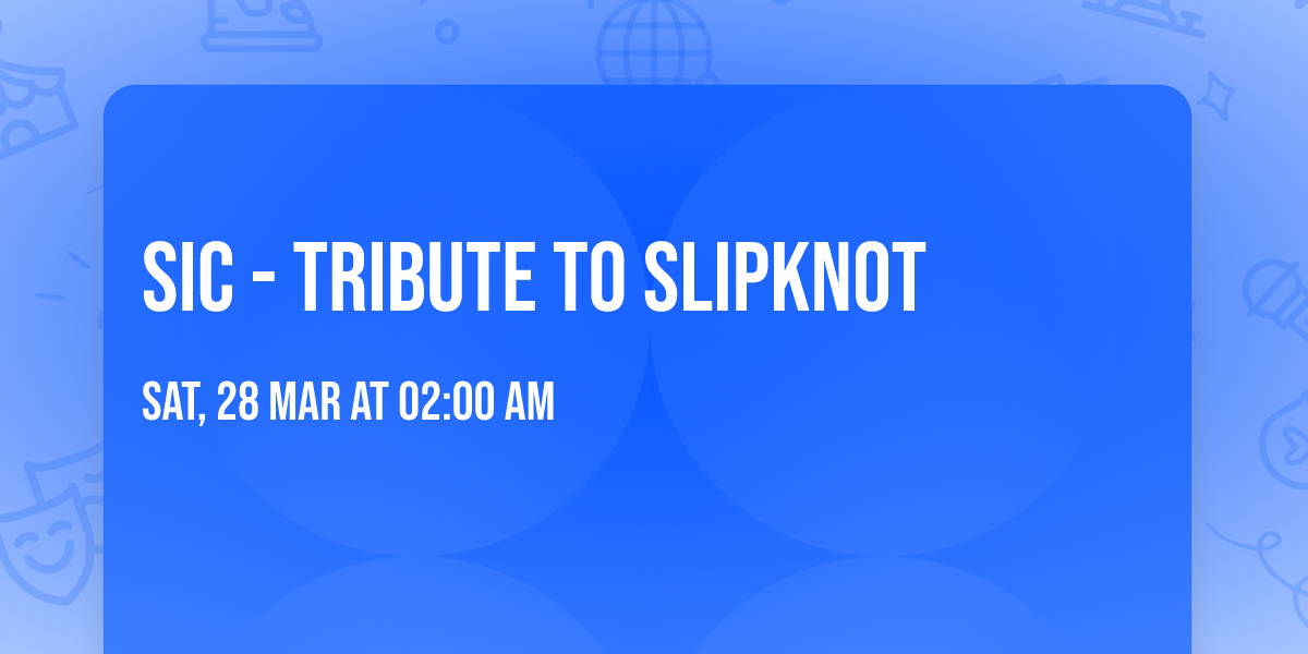 SiC - Tribute to Slipknot