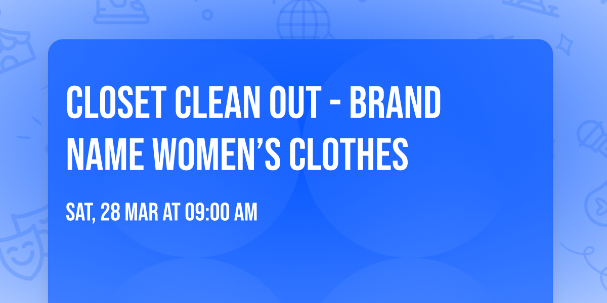 Closet Clean Out - Brand Name Women\u2019s clothes 