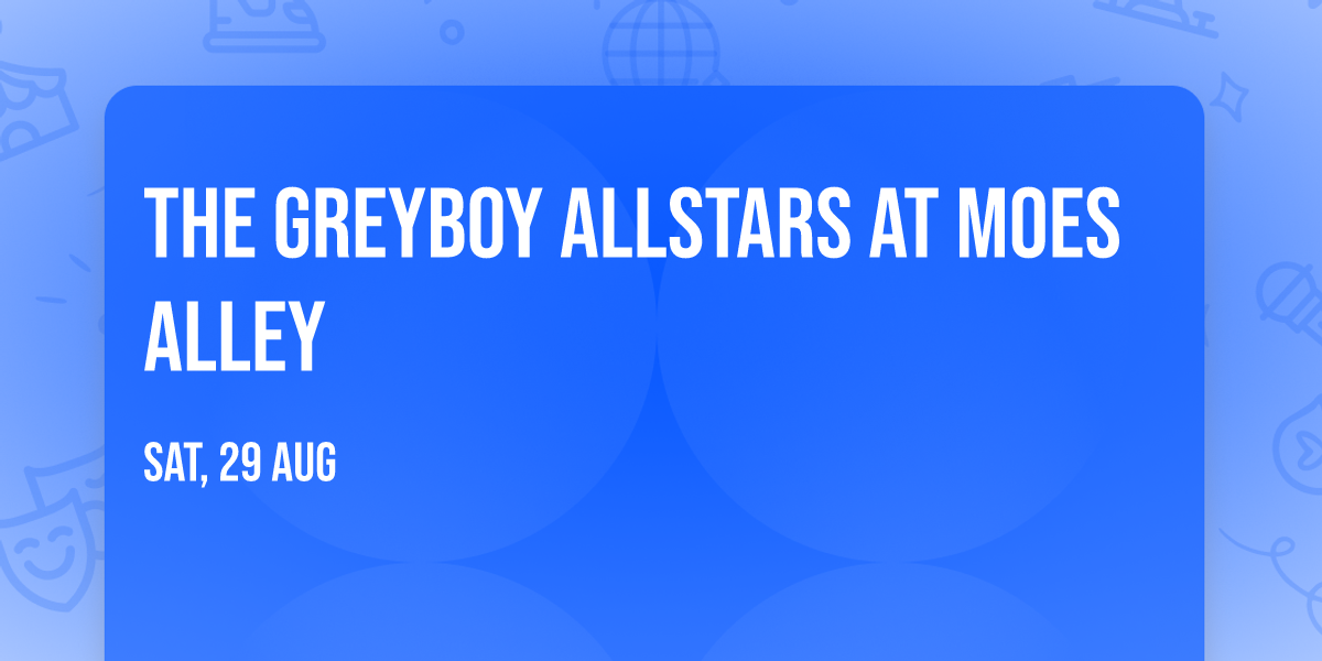 The Greyboy Allstars at Moes Alley