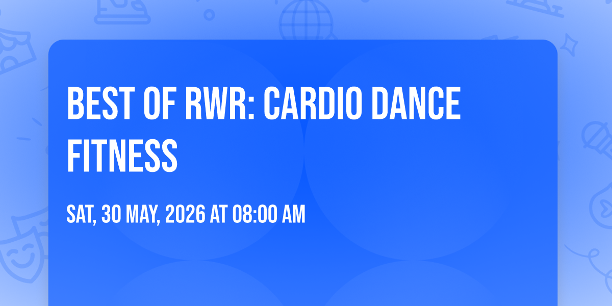 ⭐️Best of RWR: Cardio Dance Fitness⭐️, The Club at Canyon Lakes ...