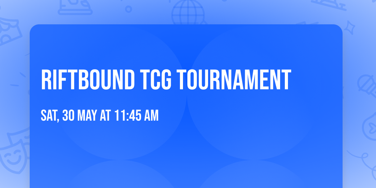 Riftbound TCG Tournament