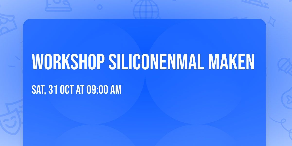 Workshop siliconenmal maken