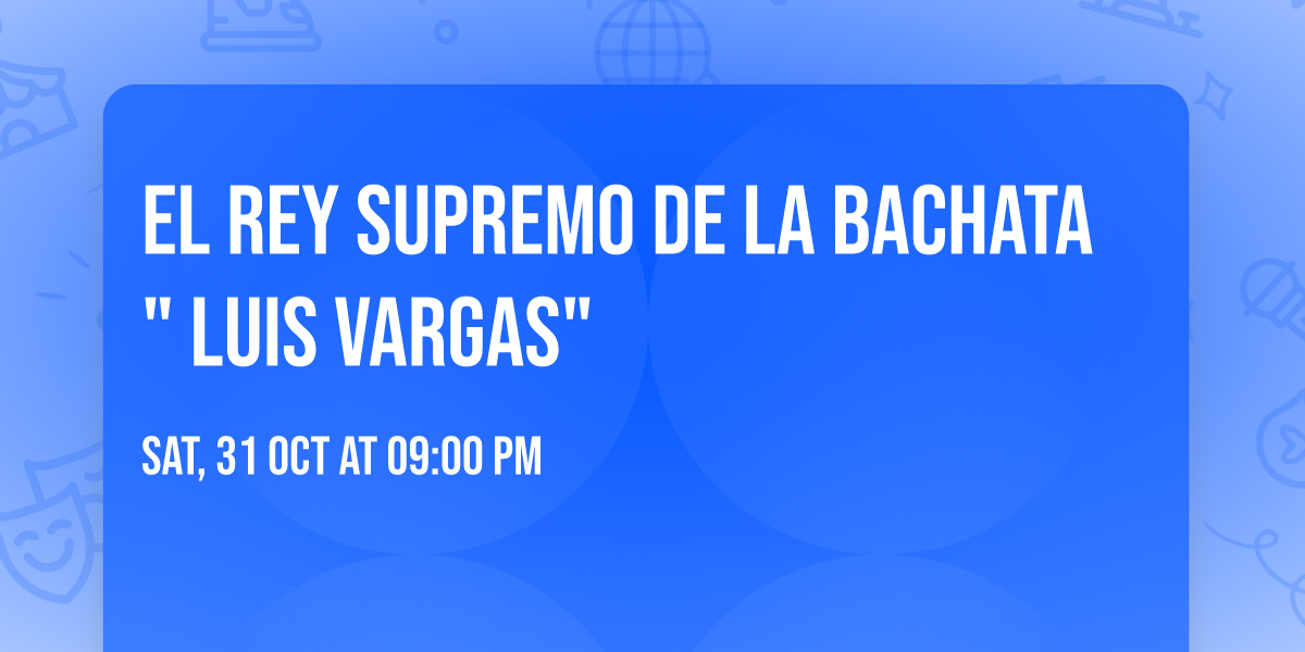 El Rey Supremo De La Bachata " Luis Vargas" \ud83c\udde9\ud83c\uddf4\ud83c\udde7\ud83c\uddfb