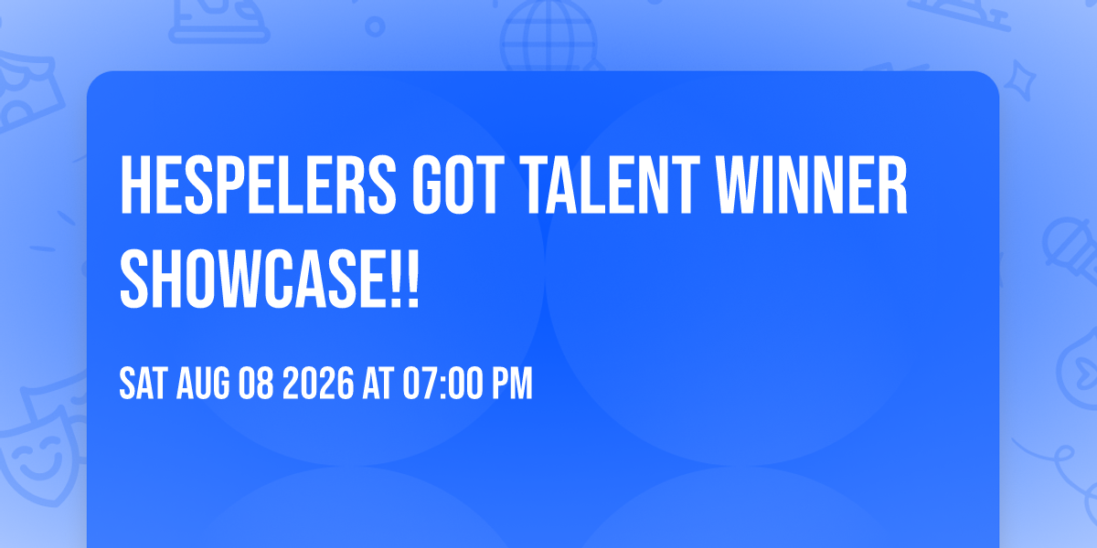 Hespelers Got Talent Winner Showcase!!