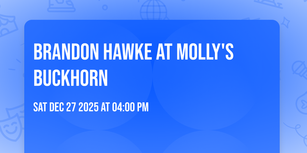Brandon Hawke at Molly's Buckhorn