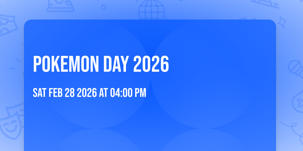 Pokemon Day 2026