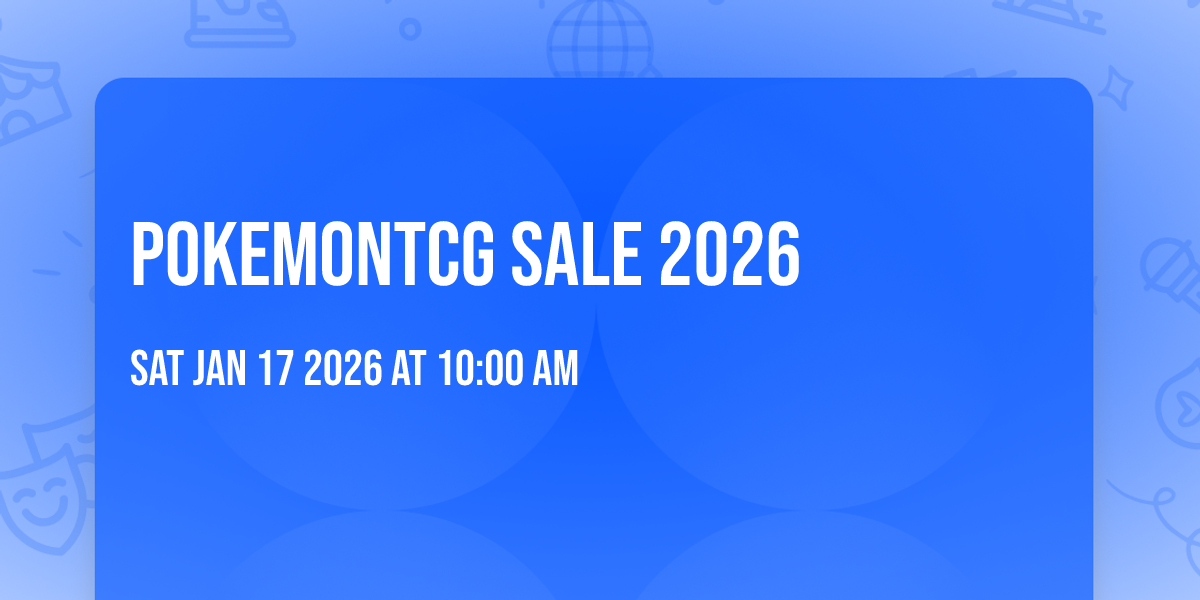 PokemonTCG Sale 2026