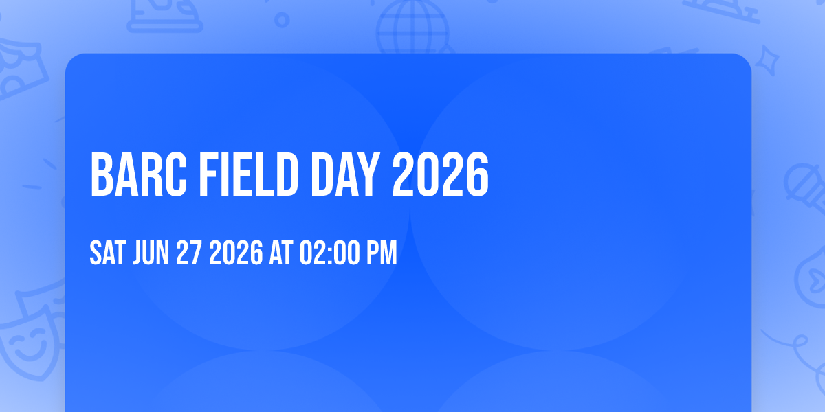 BARC Field Day 2026