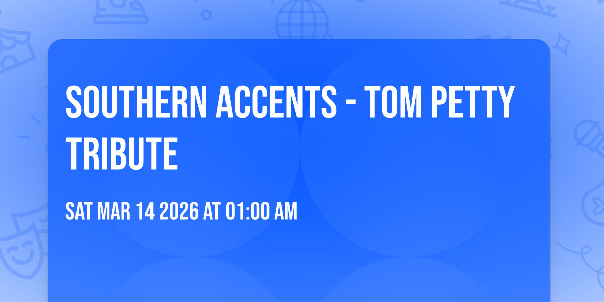 Southern Accents - Tom Petty Tribute
