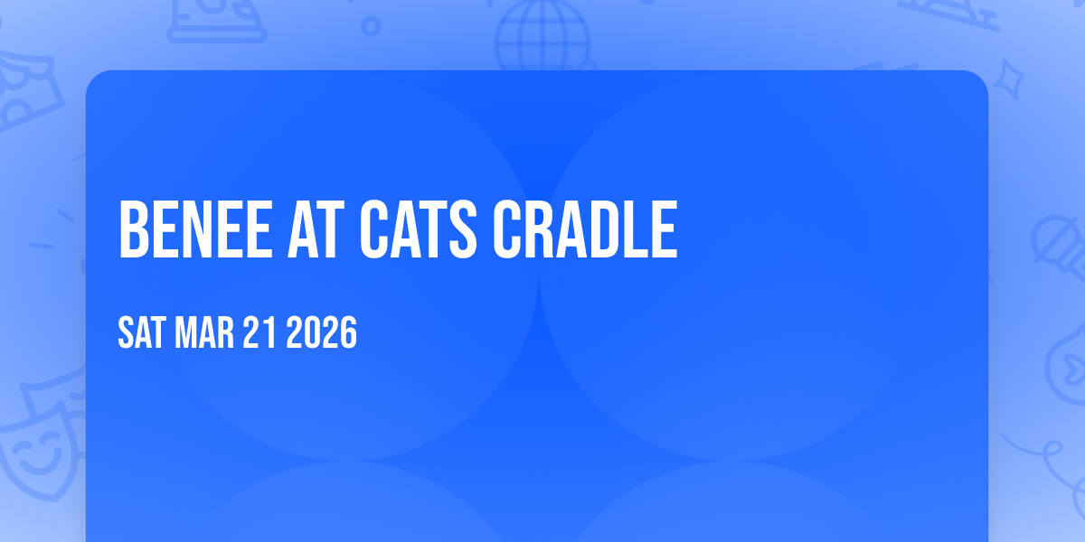 Benee at Cats Cradle