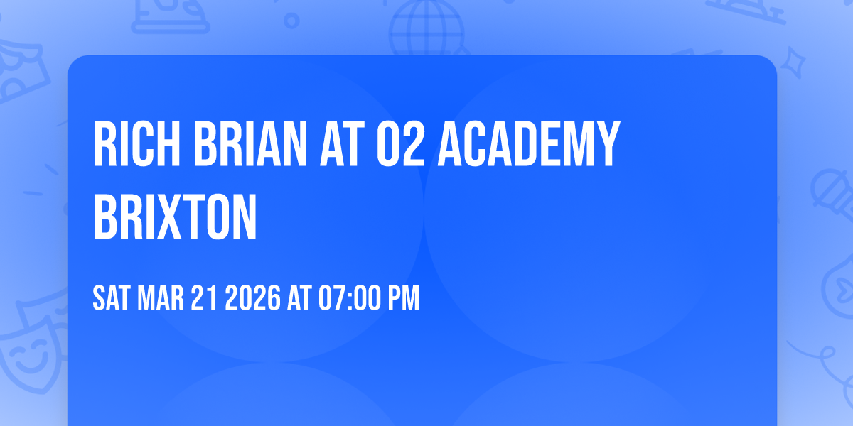 Rich Brian at O2 Academy Brixton