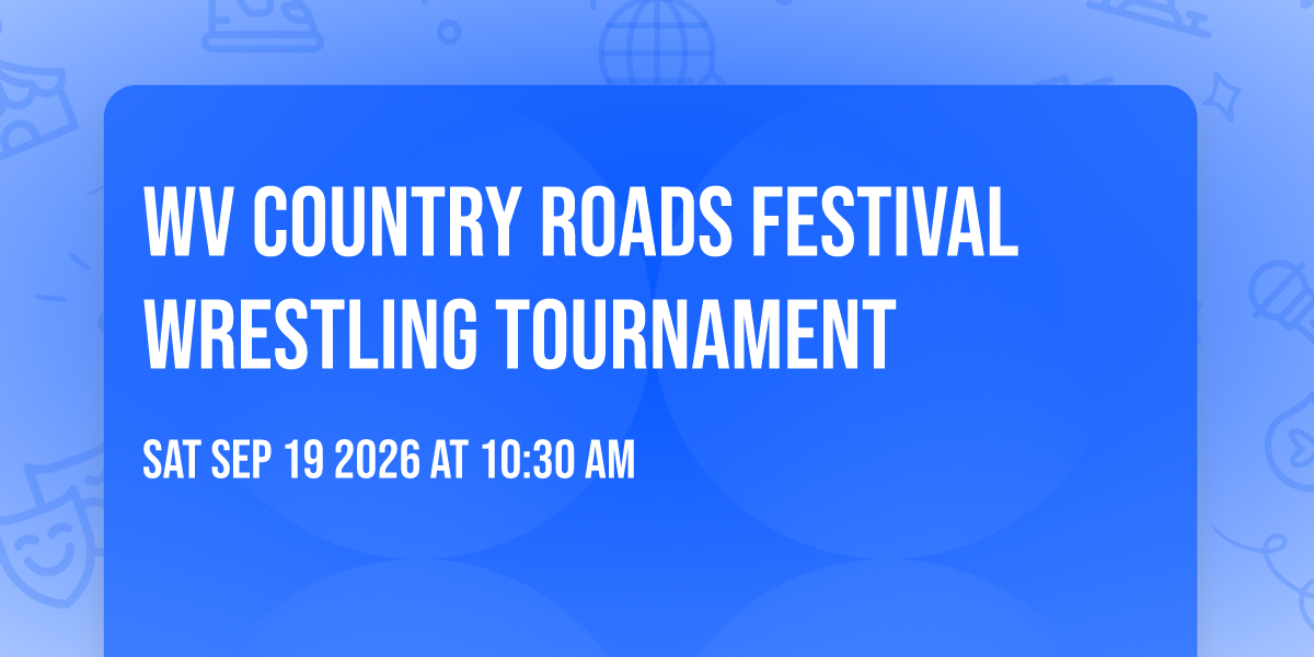 WV Country Roads Festival Wrestling Tournament