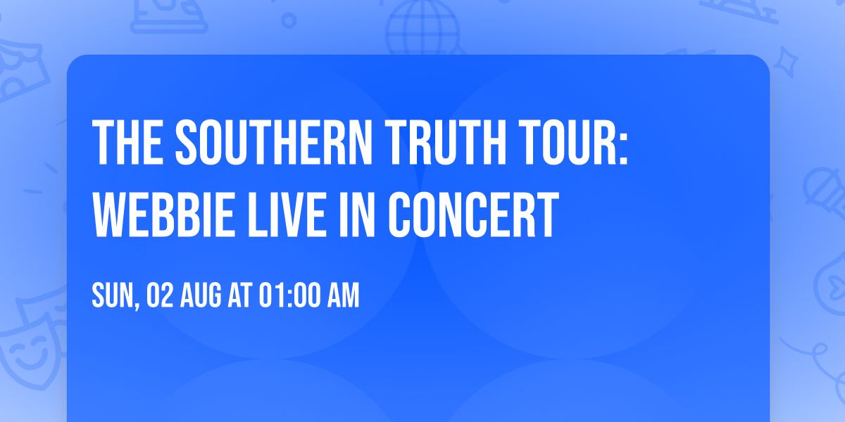 The Southern Truth Tour: Webbie Live In Concert