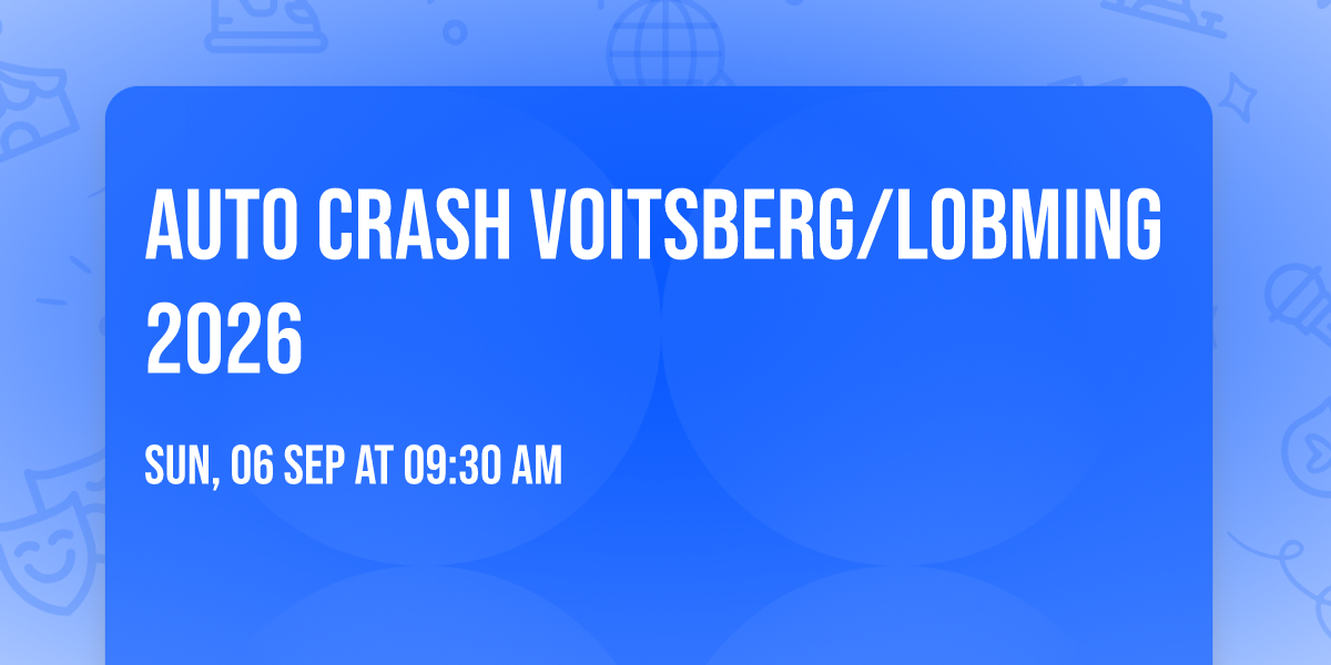 Auto Crash Voitsberg\/Lobming 2026