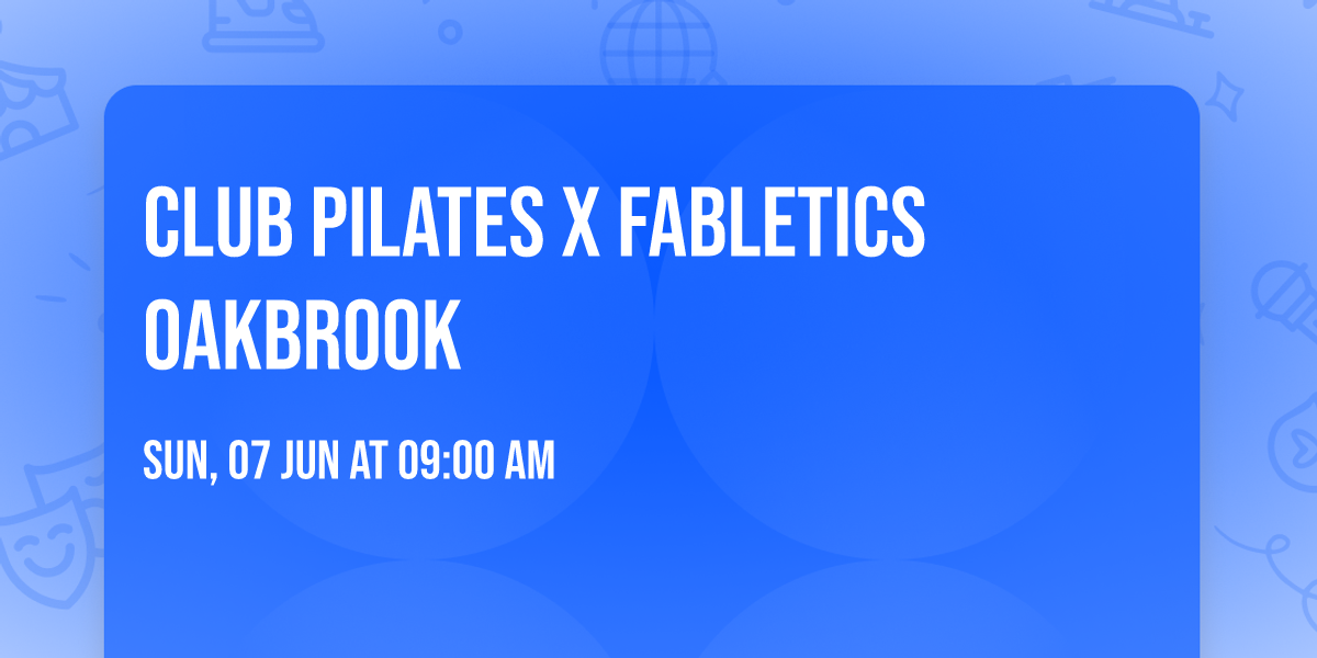Club Pilates x Fabletics Oakbrook