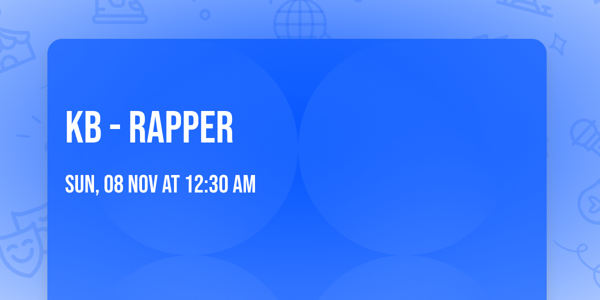 KB - Rapper