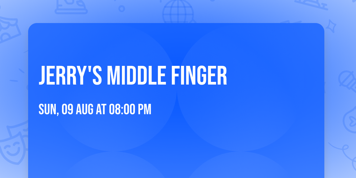 Jerry's Middle Finger