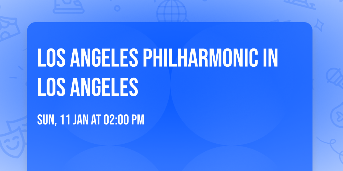 Los Angeles Philharmonic in Los Angeles