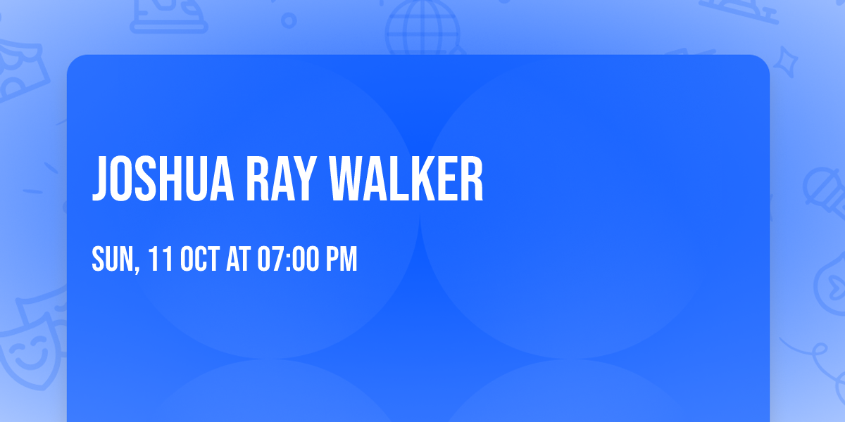 Joshua Ray Walker