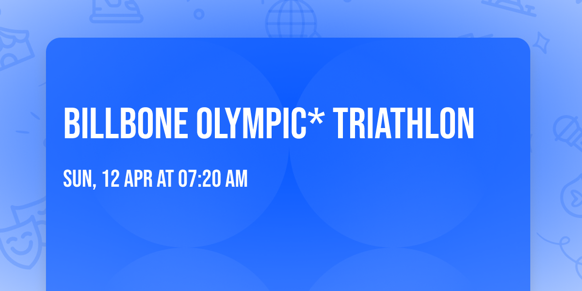 BillBone Olympic* Triathlon