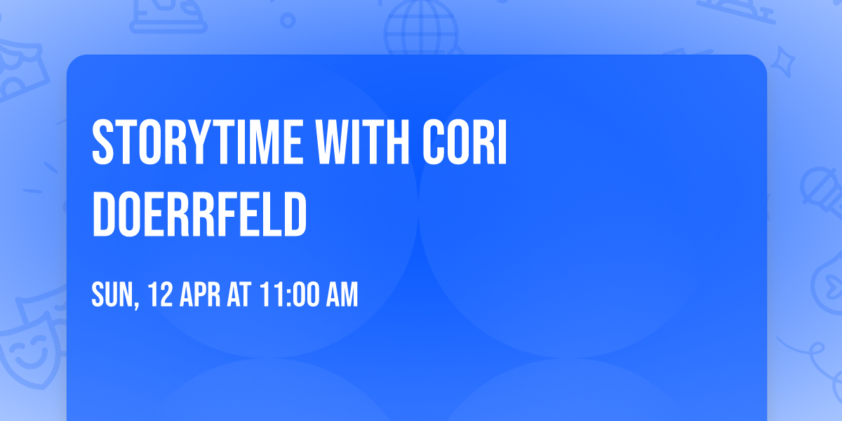 Storytime with Cori Doerrfeld