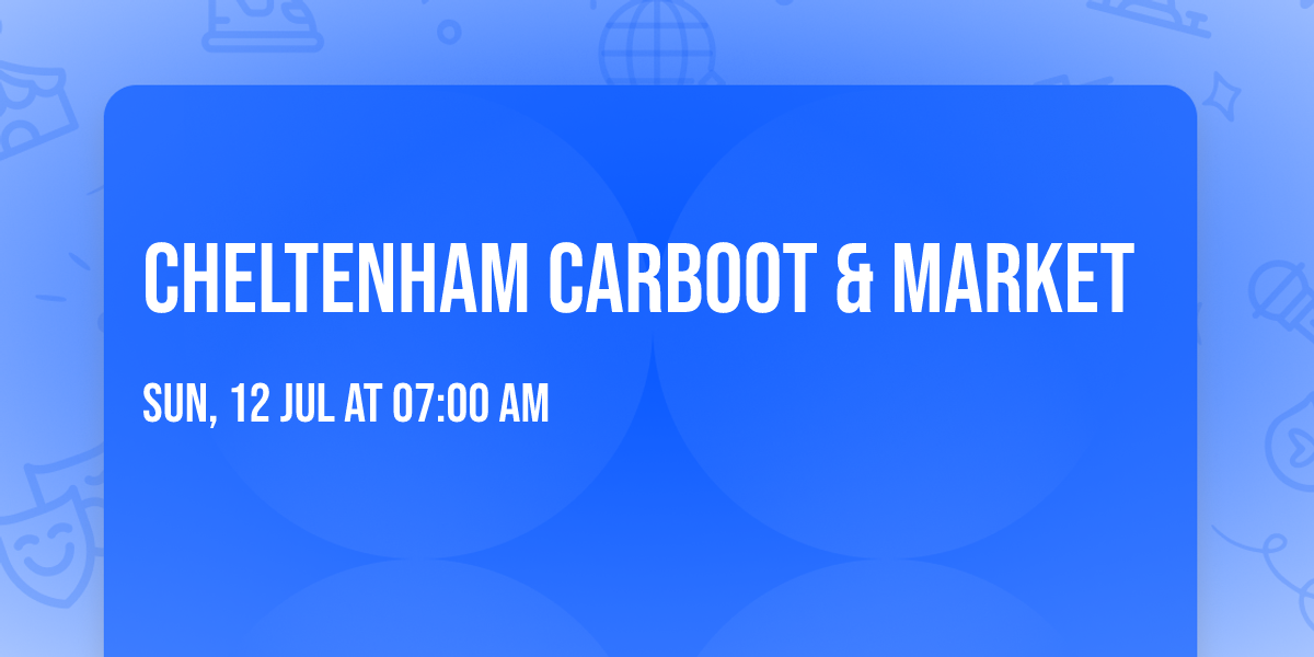 Cheltenham carboot & market