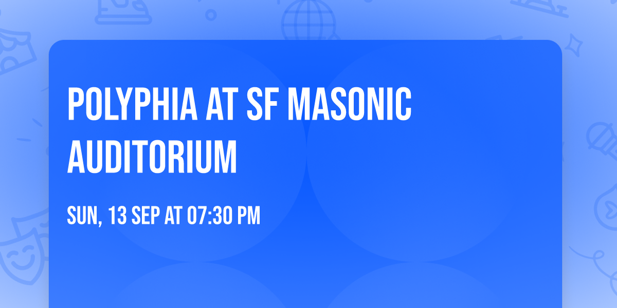 Polyphia at SF Masonic Auditorium
